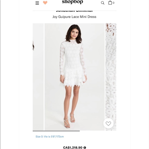 Jonathan Simkhai Lace Mini Dress - Picture 2 of 8